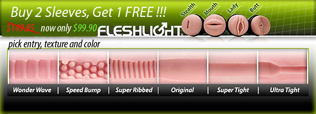 3 fleshlight sleeves for 2